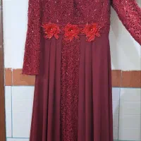 لباس مجلسی زرشکی