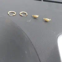 گوشواره طلا ۲جفت