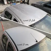 شیشه دودی کربن سقف برچسب سیلیکون خطر|خدمات موتور و ماشین|قم, نخودی|دیوار