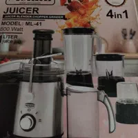 آب میوه گیری 4 کاره نو .استفاده نشده