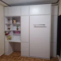 تخت تاشو / دیواری/ کمجا/کمد دیواری ومیز و کتابخانه|تخت و سرویس خواب|رشت, کوی امام رضا|دیوار