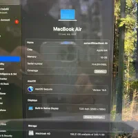 macbook air M4 256g 16G ram|رایانه همراه|مشهد, عامل|دیوار
