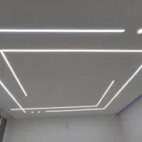 نصب کناف تایل دامپا برش لاین نوری