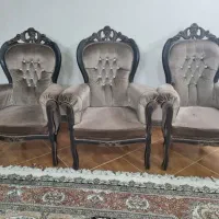 مبلمان ۹نفره (شیک)|مبلمان خانگی و میز عسلی|ابریشم, |دیوار