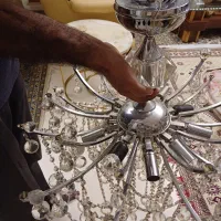 لوستر  فلزی عالیجناب|لوستر و چراغ آویز|تهران, قیطریه|دیوار