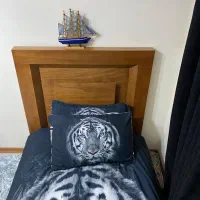 تخت یکنفره با جک قوی و بدنه چوبی ضخیم|تخت و سرویس خواب|تهران, امیریه|دیوار