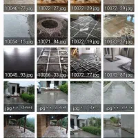 اجرای بتن گلزینگ موزایک لاشه سنگ همراه کفسابی