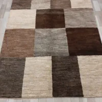 سه متری گبه قشقایی ساده مدرن پشم طبیعی پرز بلند|گلیم، جاجیم، گبه|تهران, حر|دیوار