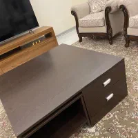 میزناهارخوری ۴نفره پایه فلزی درحدنو شیک و میزوسط|میز و صندلی غذاخوری|کرج, باغستان|دیوار