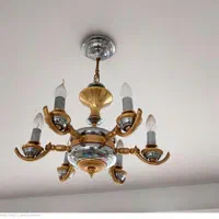 یک جفت لوستر به همراه دیوارکوب از برند نورسازان|لوستر و چراغ آویز|قائمشهر, |دیوار