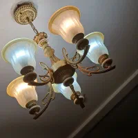 لوستر پنج شاخه|لوستر و چراغ آویز|پردیس, فاز ۱۱|دیوار