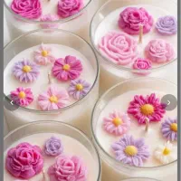 شمع دستساز -دکوری -مصرفی