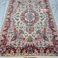 فرش دستباف خطیبی ۳ متری گلدانی کد ۳۲۰۸