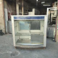 یخچال مکعبی ویترینی 130سانتی در حد نو