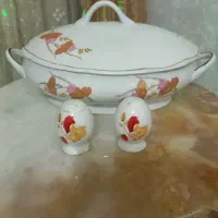 سوپ خوری و نمکدان اشانتیون فنجان خورشیدی|ظروف سرو و پذیرایی|تبریز, |دیوار