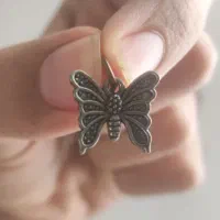 گردنبند پروانه نقره