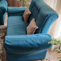 مبلمان راحتی ۵ نفره + میز وسط|مبلمان خانگی و میز عسلی|کرج, شهرک امام رضا (ع)|دیوار