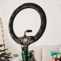 رینگ لایت هیرو ۹۶ وات با سه پایه|دوربین عکاسی و فیلمبرداری|تهران, مدائن|دیوار