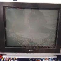 تلویزیون LG با دستگاه دیجیتال و دستگاه دی‌وی‌دی