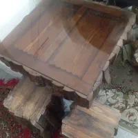 میز صبحانه خوری ۲نفره و تخته نرد