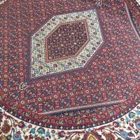 دایره قطر ۲ متر فرش طرح بیجار دستبافت گونه آکبند