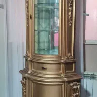 بوفه ویترین چوب راش
