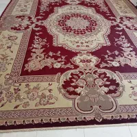 فرش۱۲متر به رنگ گردوی کمی دوره فرش پاره کی داره|فرش|سهند, |دیوار