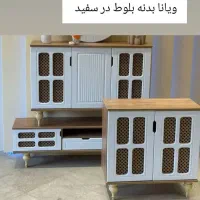 مبلمان و سرویس چوب کامل