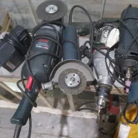 دریل برقی وشارژی وسنگ فرزبزرگ وکوچک