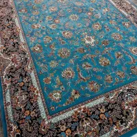 فرش رضا قهرمانی جفت ۹متری ۷۰۰شانه تراکم۲۵۵۰خوش رنگ|فرش|اراک, |دیوار