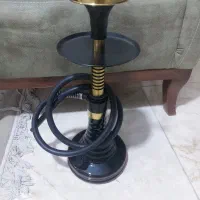 قلیون برنجی سالم واخل دکوری تنباکو بهش نزدم