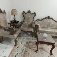 مبل 9نفر استیل و کلاسیک|مبلمان خانگی و میز عسلی|محمدشهر, سیدآباد|دیوار