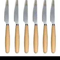 کارد میوه خوری دسته چوبی