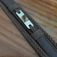 دستبند چشم یار مردانه و زنانه، (چرم و استیل)|بدلیجات|مشهد, رسالت|دیوار