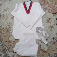 لباس تکواندو وکونگ فو  به همراه  تمام لوازم همراه