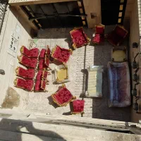 ست مبلمان سلطنتی و میز غذاخوری و ویترین|مبلمان خانگی و میز عسلی|تهران, شهرک شریعتی|دیوار