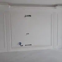 گچبری قاب بندی ابزار زنی رابیس وصفر تا صدسفیدکاری|خدمات پیشه و مهارت|بزینه رود, |دیوار