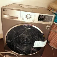 فروش لباسشویی ال جی 9 کیلویی مدل R6|ماشین لباسشویی و خشک‌کن لباس|بندر دیر, |دیوار
