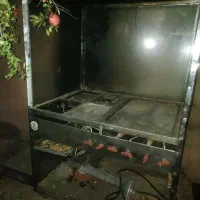 گریل سنگ مرکب برگر فر ساندویچی