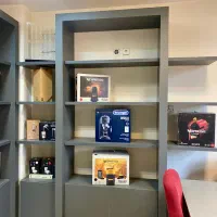 میز کار و قفسه با چوب MDF های گلس|کتابخانه، شلف، قفسه‌های دیواری|مشهد, رضاشهر|دیوار