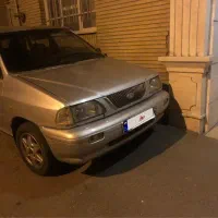 پراید۱۴۱ نقرهای،۸۶بی رنگ،موتور سالم،دوگانه