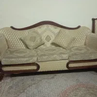 مبل هفت نفره چوب گردو