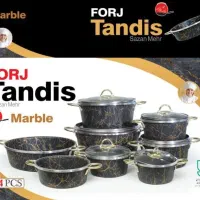 سرویس قابلمه ۱۴ پارچه ماربل تندیس