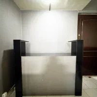 میز منشی سالن زیبایی ام دی اف هایگلاس