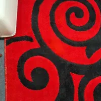 فرش پرز بلند فانتزی نو ترک ۴متری