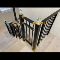 نرده پله استیل