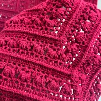 شال سه گوش دست بافت