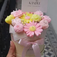 انواع باکس گل شمع