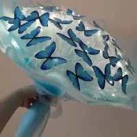 دسته گل پروانه ای|گل مصنوعی|نقده, |دیوار