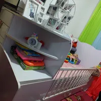 تخت نوجوان ام دی اف|تخت و سرویس خواب|رشت, معلولین|دیوار